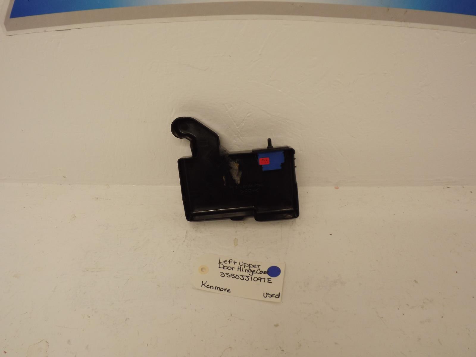 Kenmore Refrigerator 3550JJ1097E Left Upper Door Hinge Cover Used Kenmore Refrigerator 3550JJ1097E Left Upper Door Hinge Cover Used